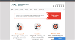 Desktop Screenshot of performancetechsolutions.com